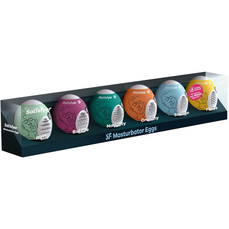 Oeufs masturbateurs ensemble de 6 unités — SATISFYER, vue 2