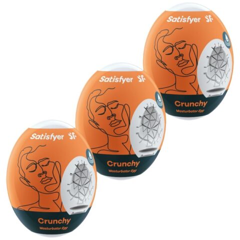3 Oeufs masturbateurs crunchy — SATISFYER