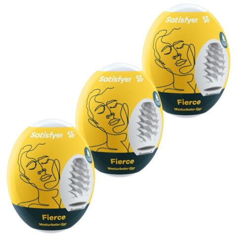 3 Oeufs masturbateurs fierce — SATISFYER