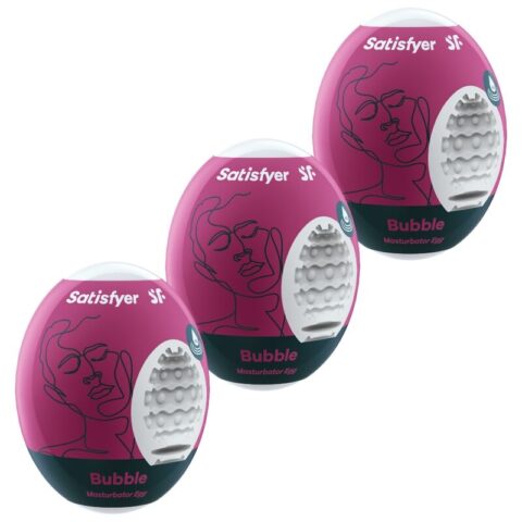 3 Oeufs masturbateurs bubble — SATISFYER