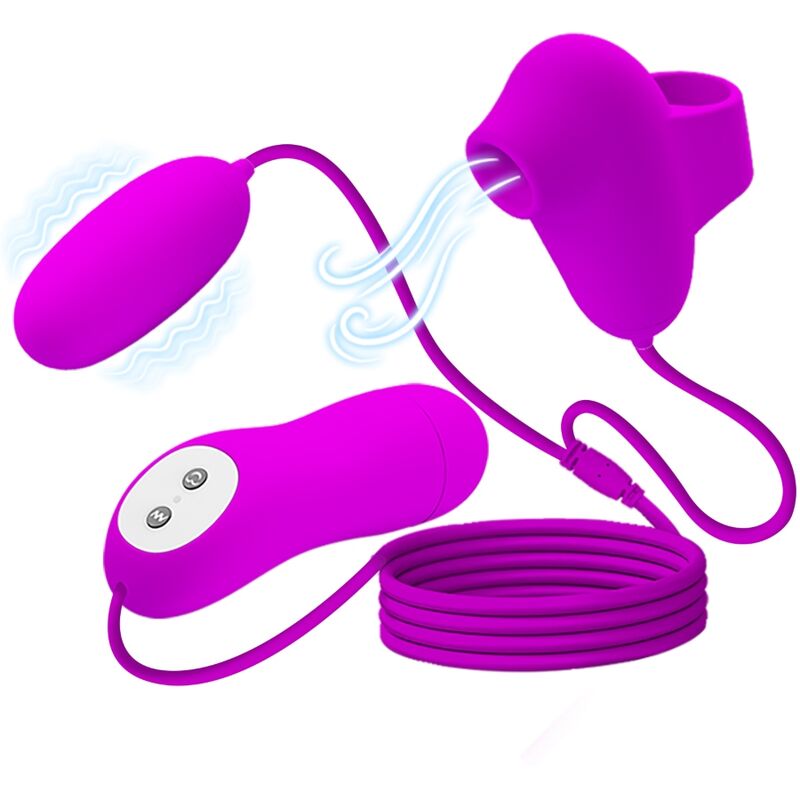 Bullet vibrant et ventouse — PRETTY LOVE, vue 2