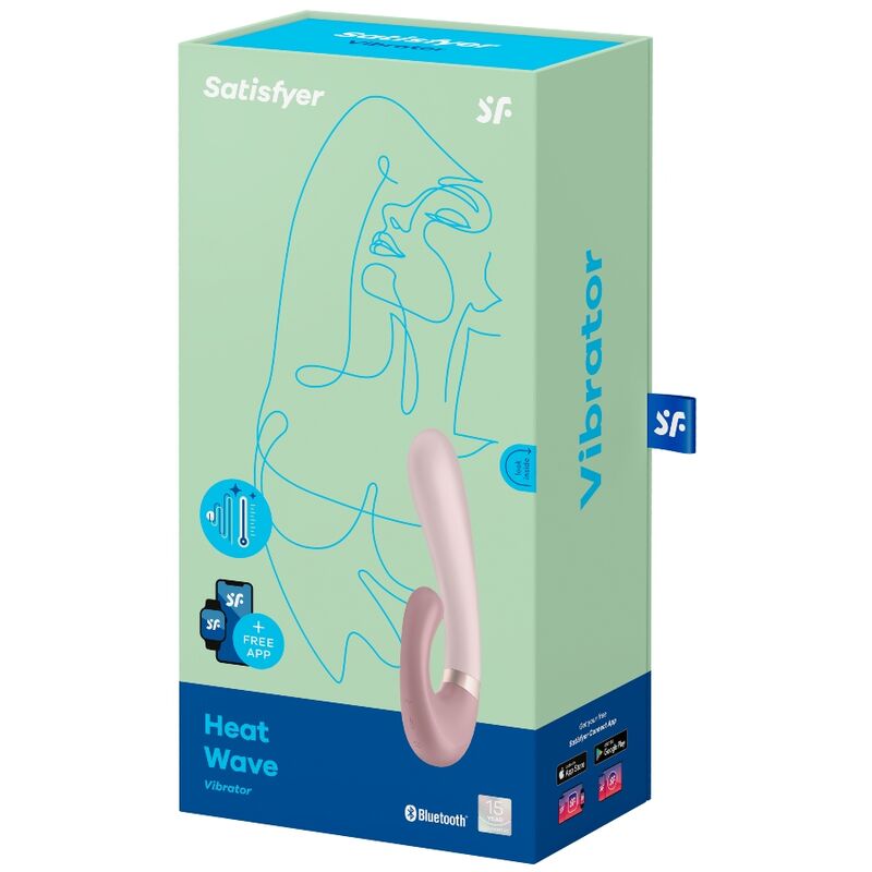 Application heat wave vibrator rose — SATISFYER, vue 4