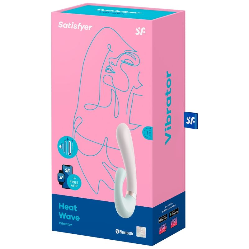 Application heat wave vibrateur blanc — SATISFYER, vue 4