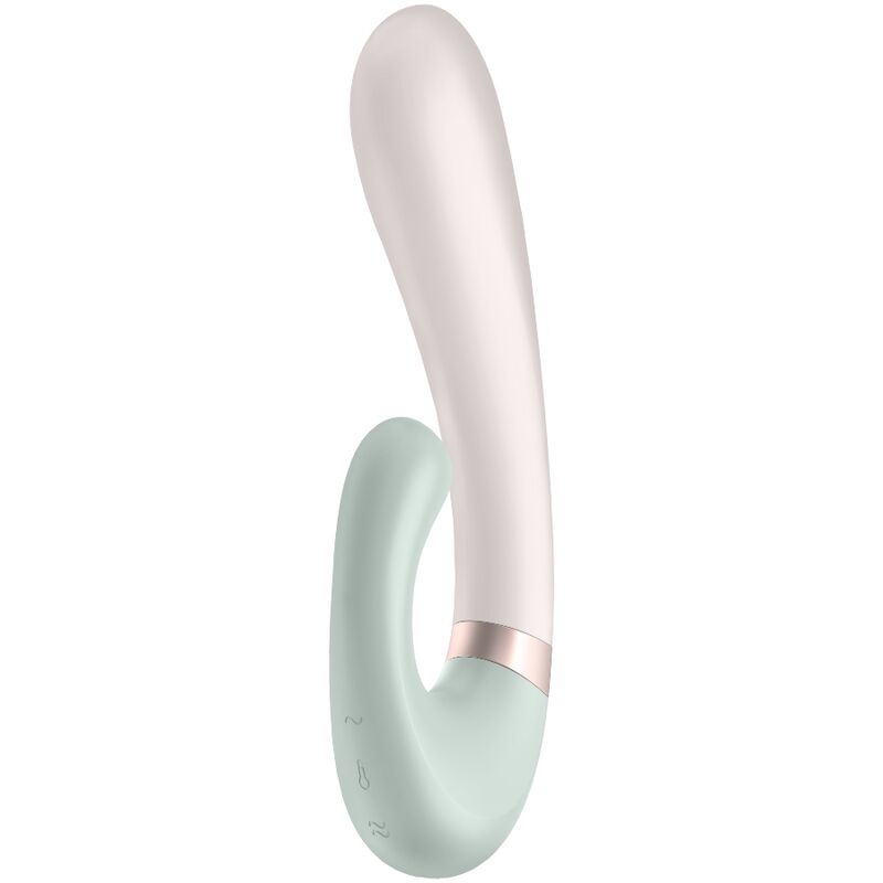 Application heat wave vibrateur blanc — SATISFYER