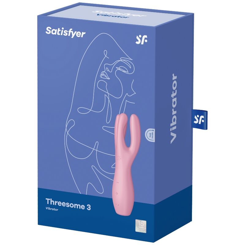 Vibrateur threesome 3 rose — SATISFYER, vue 4