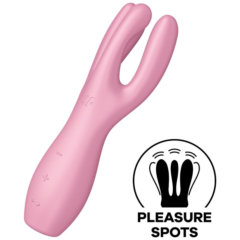 Vibrateur threesome 3 rose — SATISFYER, vue 2