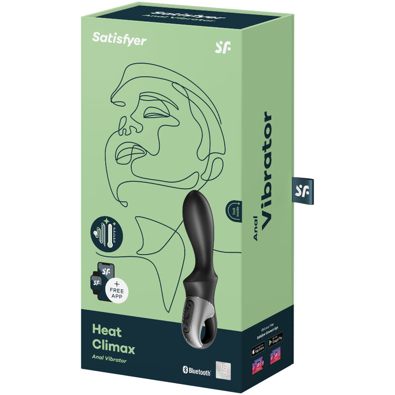 Application vibrateur anal heat climax noir — SATISFYER, vue 4