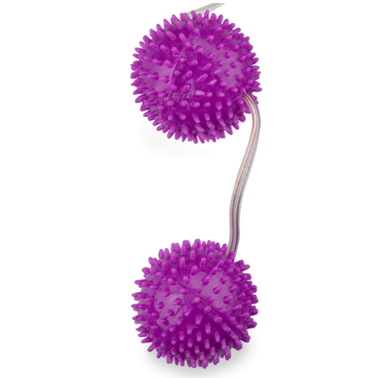 Balles texturées violet profondement plaisir 3.60 CM — BAILE