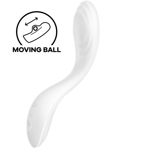 Vibrateur spot G rrrolling pleasure blanc — SATISFYER