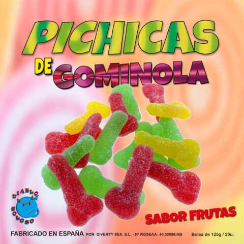Pichitas gumminol aux fruits avec sucre — DIABLO GOLOSO