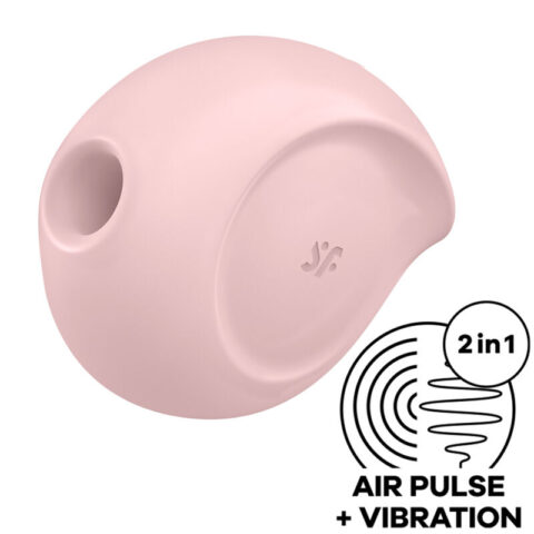 Stimulateur et vibrateur d'impulsions d'air sugar rush rose — SATISFYER