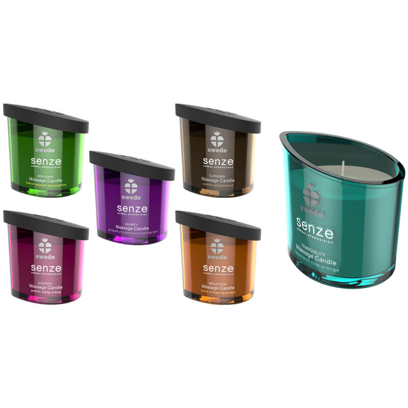 Bougie de massage senze divinity - pamplemousse, palmarosa, petitgrain — SWEDE, vue 2
