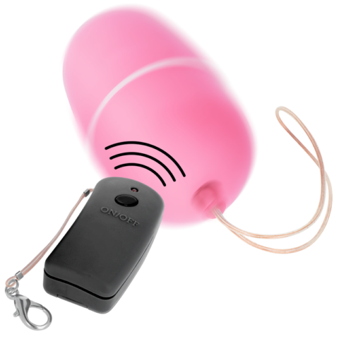 Oeuf vibrant avec télécommande rose