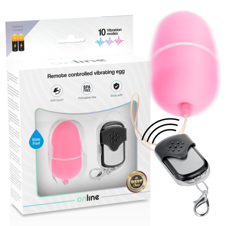 Oeuf vibrant télécommande M rose — ONLINE, vue 2