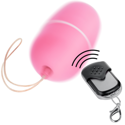 Oeuf vibrant télécommande M rose