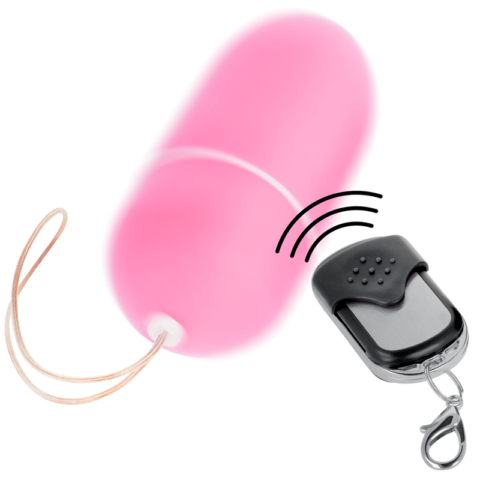 Oeuf vibrant télécommande L rose