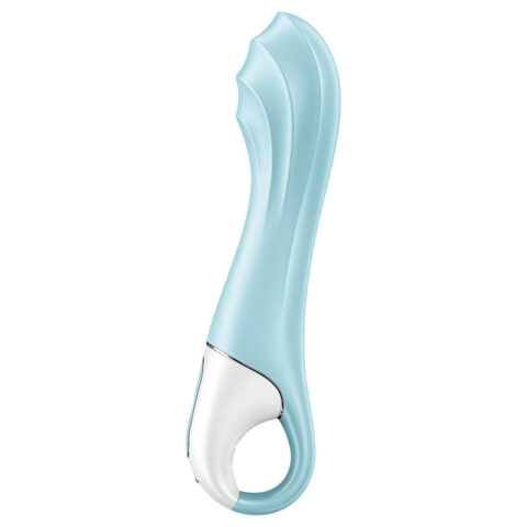 AIR pump vibrator 5+ APP gonflable g-spot vibrator bleu — SATISFYER