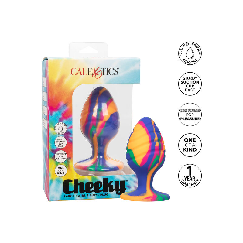 Cheeky grande swirl plug anal — CALEXOTICS, vue 3
