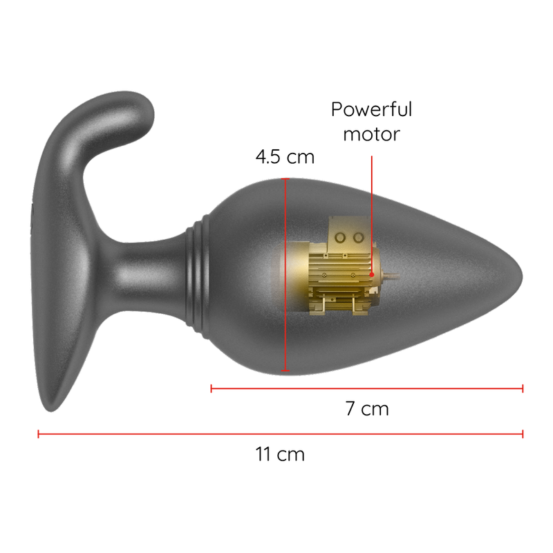 Plug anal vibrant RIO noir - application gratuite — ONINDER, vue 3