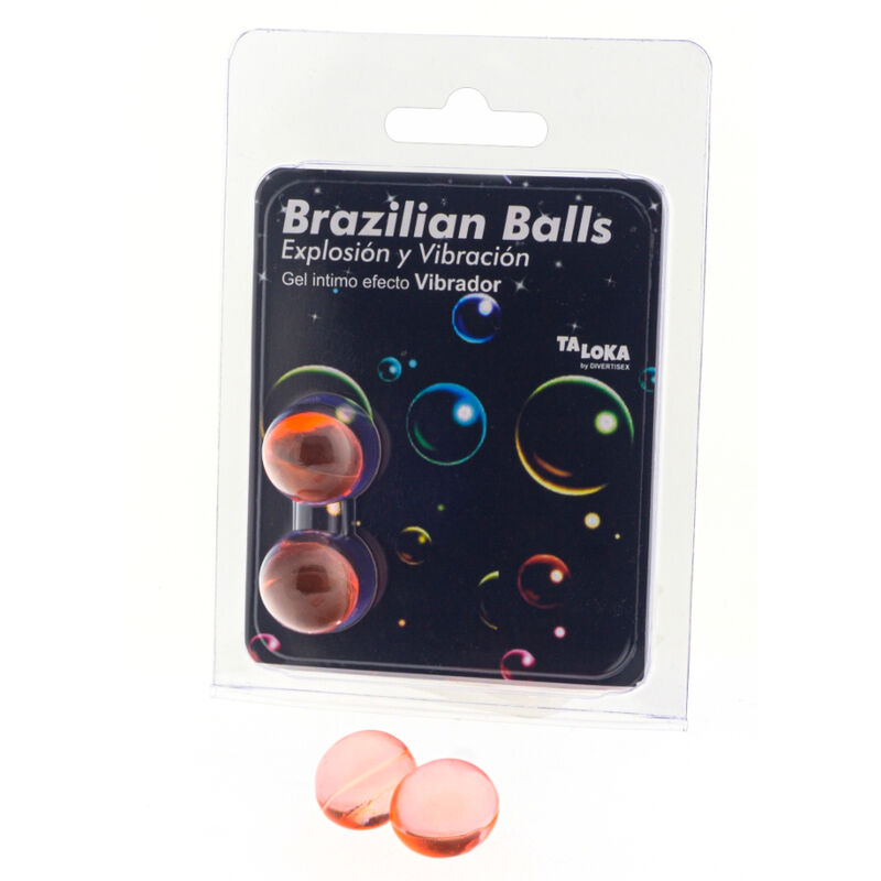 2 Balles brésiliennes gel excitant effet vibrant — TALOKA, vue 2