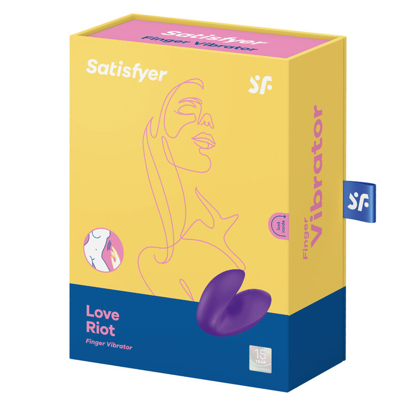 Vibrateur doigts love riot violet — SATISFYER, vue 4