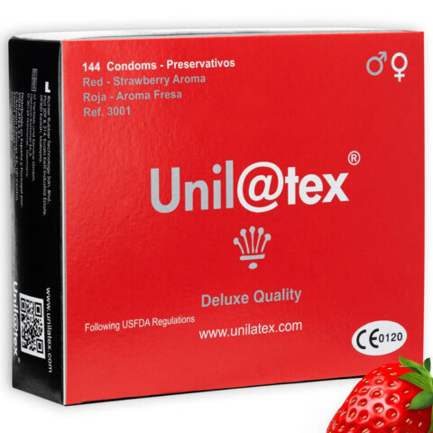 Conservateurs rouge / fraise 144 unités — UNILATEX