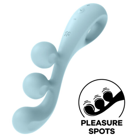 Vibrateur multi TRI ball 2 bleu — SATISFYER