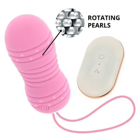 Télécommande ŒUF 7 modes rotation rose