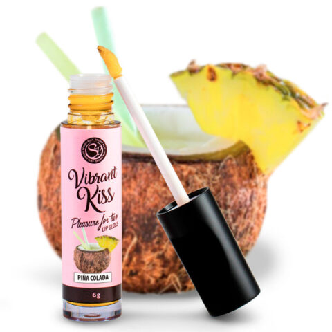 Gloss à lèvres vibrant kiss - pina colada — SECRETPLAY