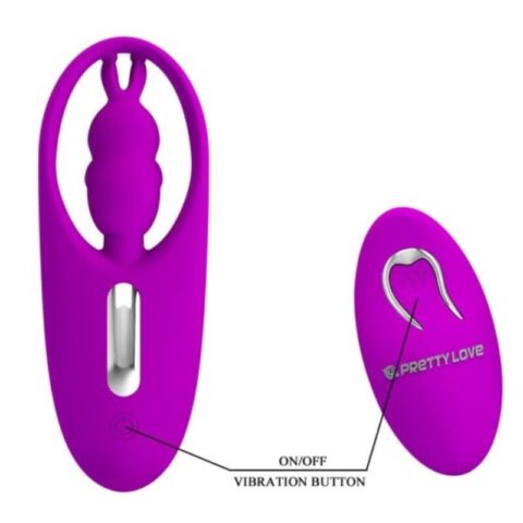 Wild rabbit stimulateur pour culottes avec télécommande lilas — PRETTY LOVE