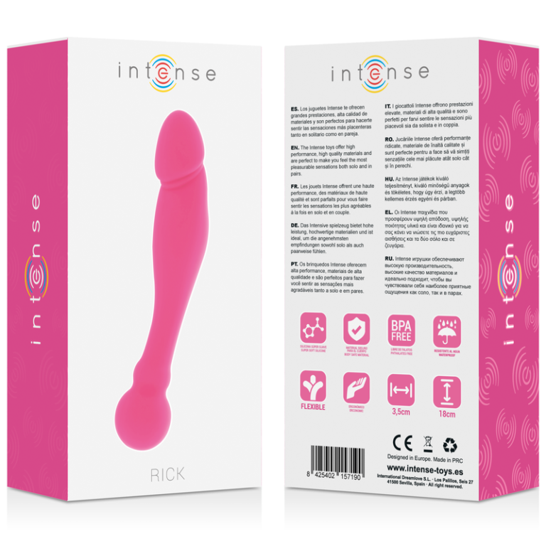Silicone rick double rose — INTENSE, vue 6