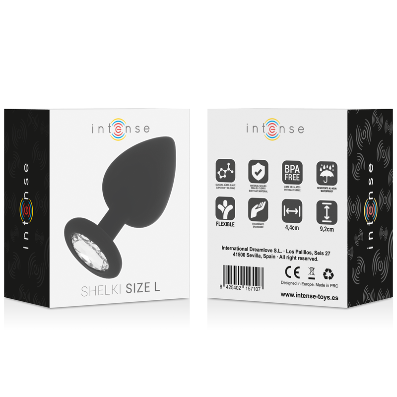 Plug anal shelki L noir — INTENSE, vue 6