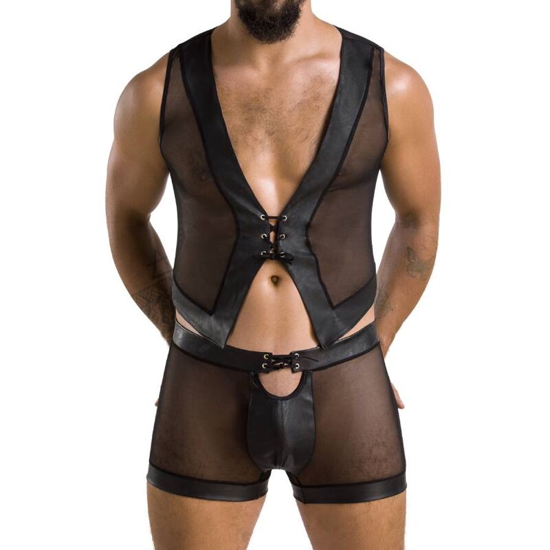 053 Ensemble william noir L/XL — PASSION, vue 3