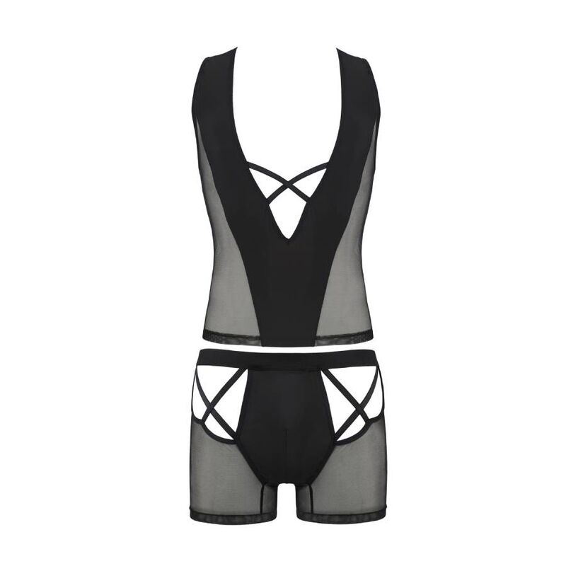054 Oscar set noir L/XL — PASSION, vue 3