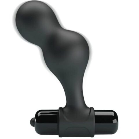 Plug anal vibrateur en silicone noir — MR PLAY