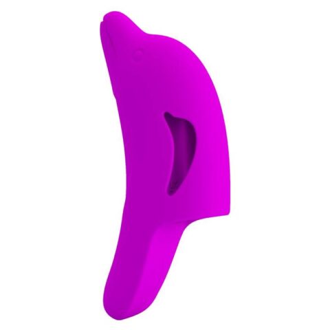 Puissant stimulateur de doigts violet delphini — PRETTY LOVE