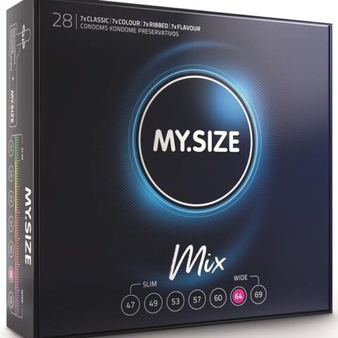 MIX préservatifs 64 MM 28 unités — MY SIZE