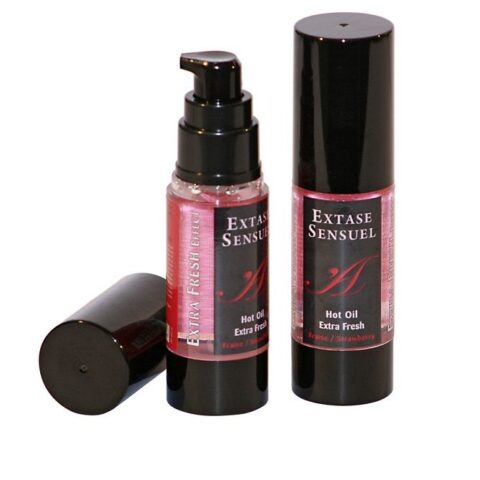 Huile de massage effet fraise extra fraîche 30 ML — EXTASE SENSUAL