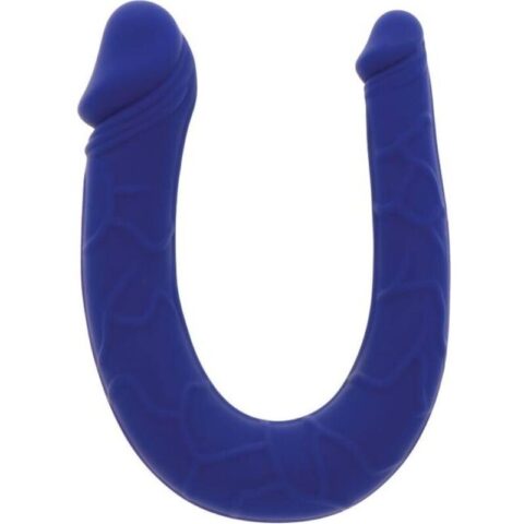Mini double dong réaliste bleu — GET REAL