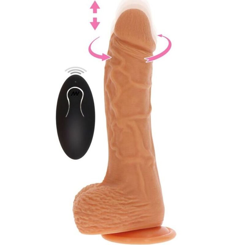 Peau de gode vibr rotative haut et bas — GET REAL