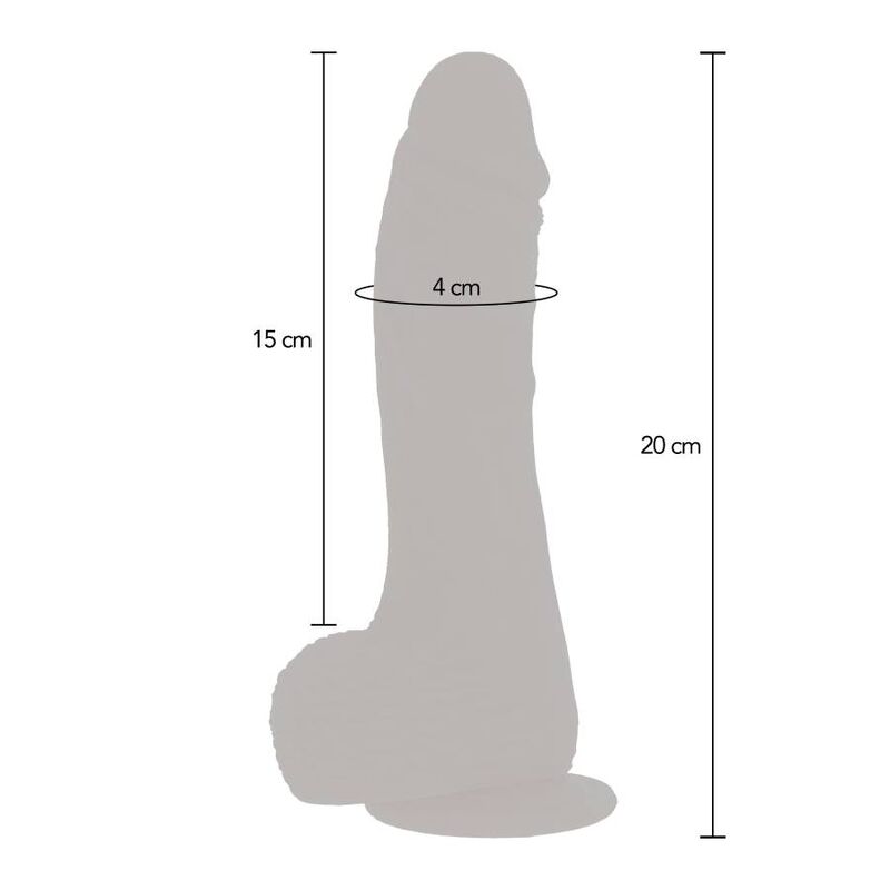 Peau de gode vibr rotative haut et bas — GET REAL, vue 5
