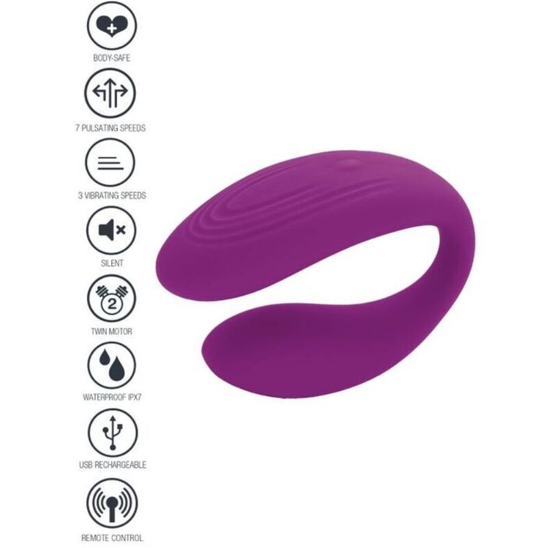Vibrateur bound love couples violet — XOCOON