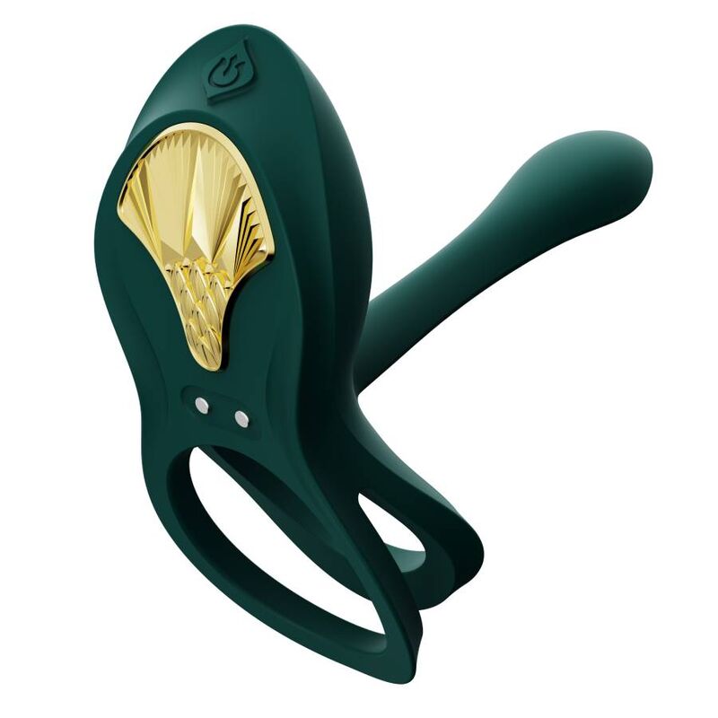 Bague vibrante couples bayek verte — ZALO, vue 3