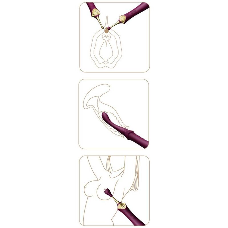 Bess 2 clitoral massager black — ZALO, vue 13
