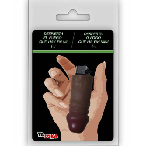 Briquet fantastique en forme de pénis de couleur mulatto 100% rechargeable