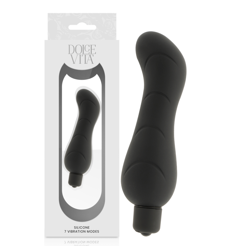G-spot black silicone — DOLCE VITA, vue 2