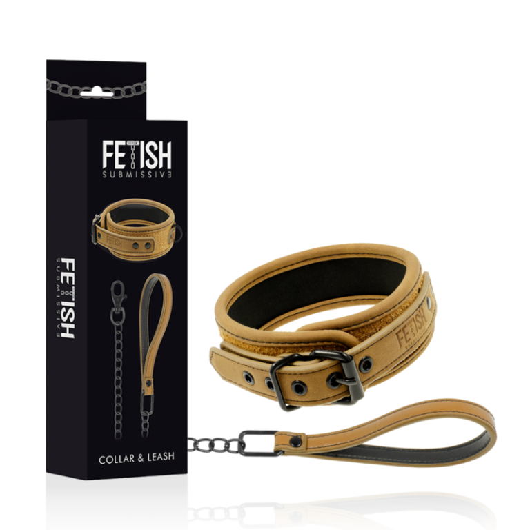Collier chaîne doublée de néoprène — FETISH SUBMISSIVE ORIGIN, vue 2