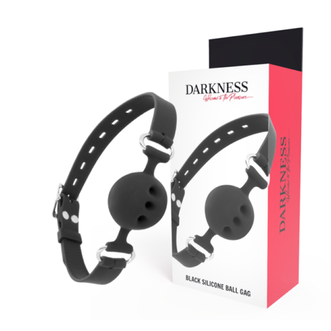 Bton en silicone respirant noir