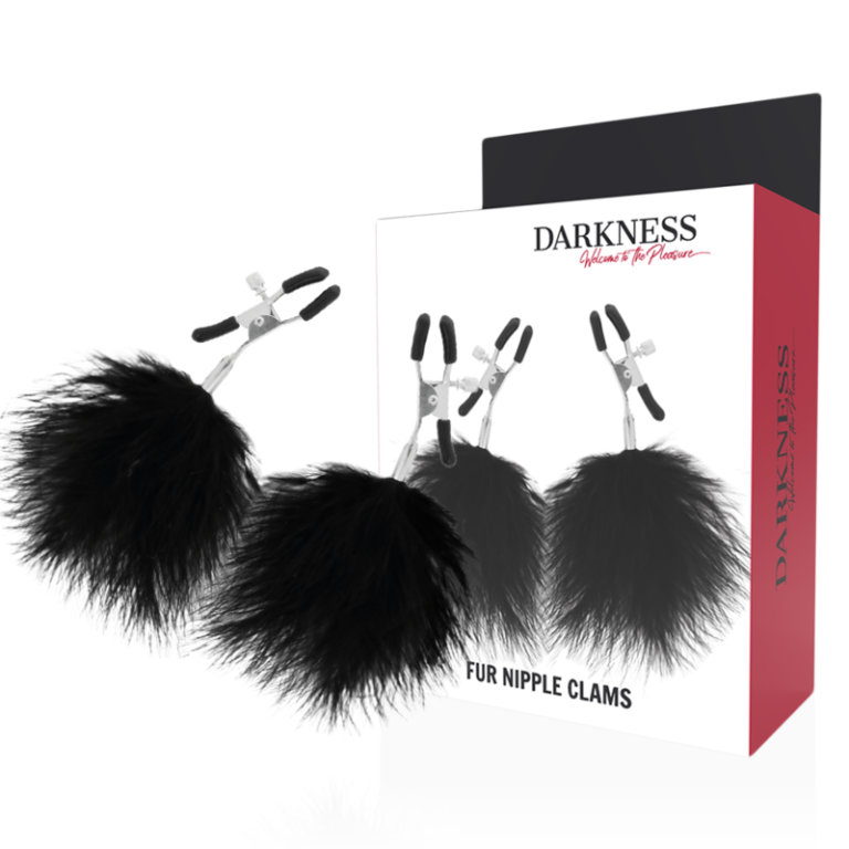 Pinces à tétons pom-pom 2 — DARKNESS