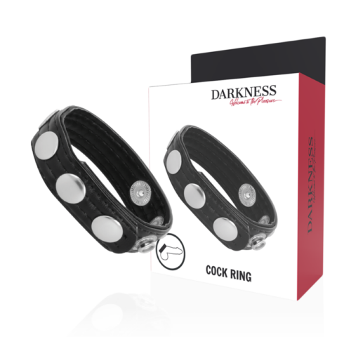 Anneau dérection en cuir — DARKNESS